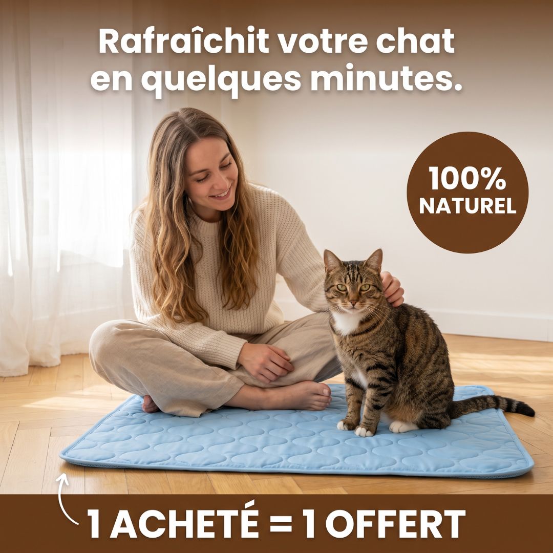 Tapis de refroidissement pour chat Plattypaws