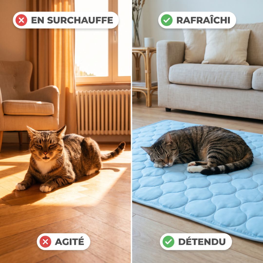 Tapis de refroidissement pour chat Plattypaws