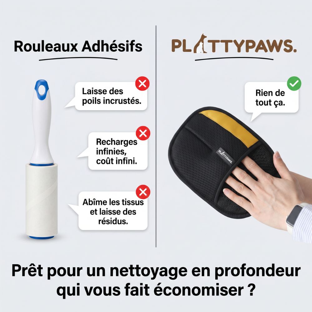 1. Arrêtez de payer pour des rouleaux qui ne nettoient rien