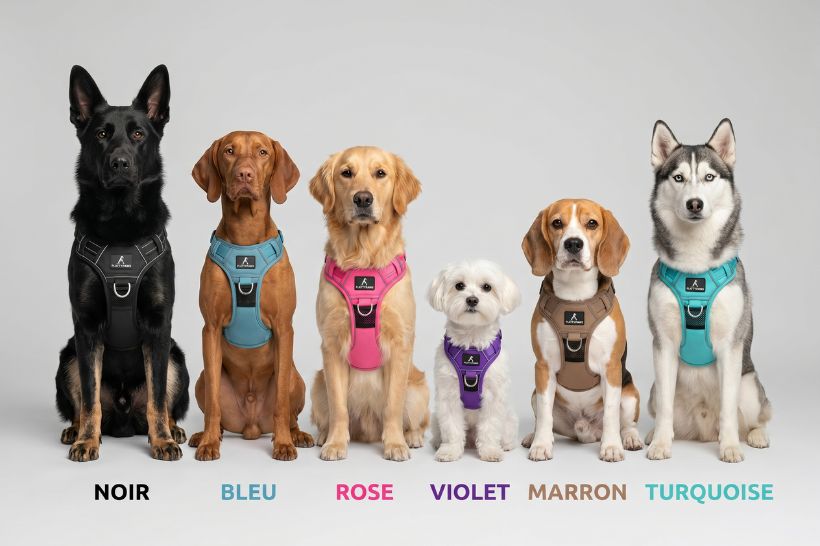 QUELLE COULEUR CONVIENT À VOTRE CHIEN PRÉFÉRÉ ?