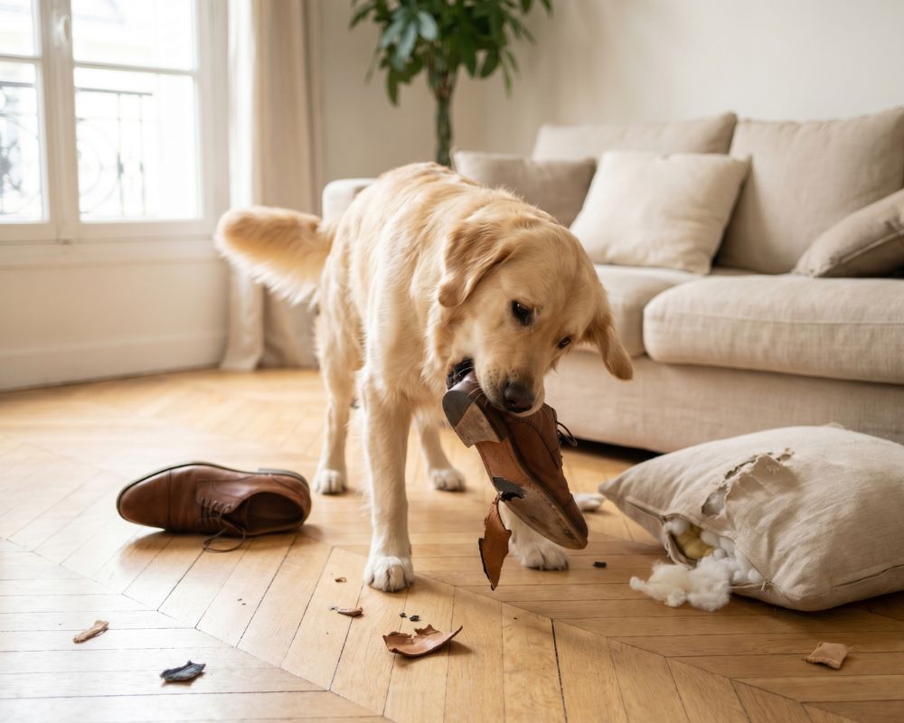VOTRE CHIEN NE DÉTRUIT PAS PAR MÉCHANCETÉ