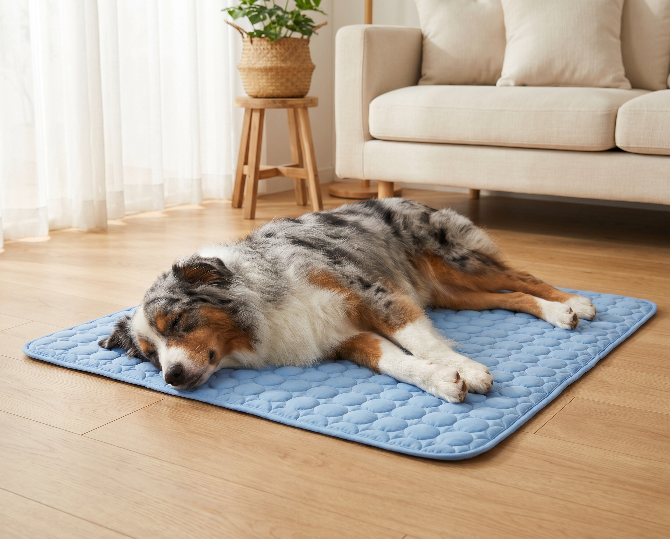 Le tapis qui laisse votre chien profiter de l'été