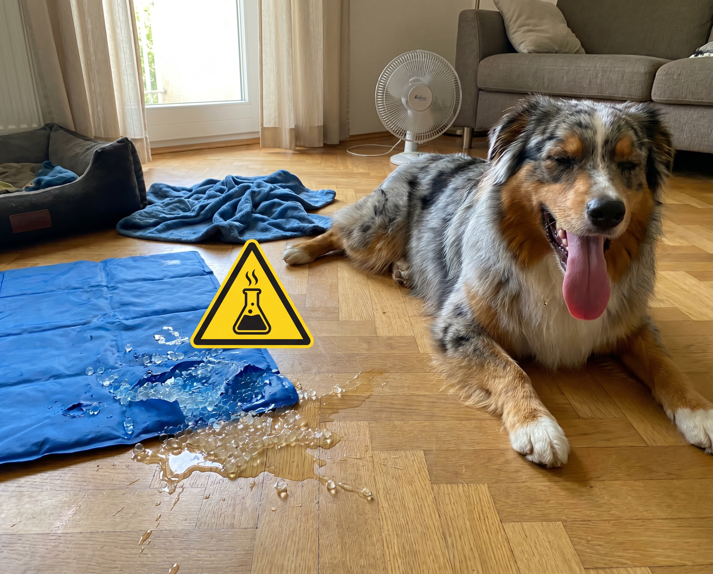 Votre chien ne peut pas transpirer